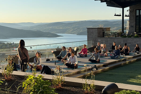 outdoor yoga retreat incentive trip event by Demarse meetings & events